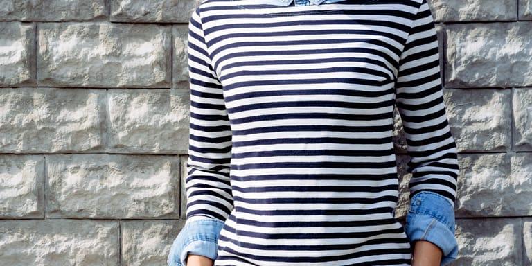 High-end stripe suit